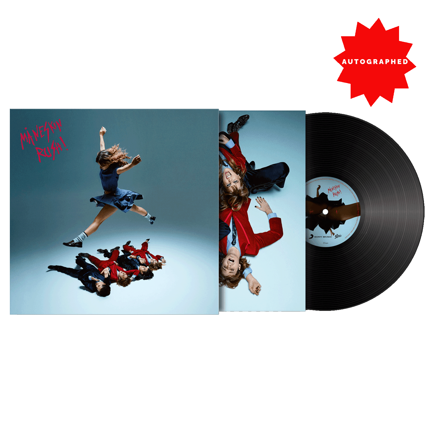 RUSH! (Vinyl) 直筆サイン MÅNESKIN RUSH! Standard (LP) (Autographed) – Måneskin